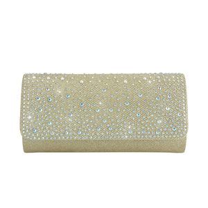 Rhinestone Clutch Purse Sparkling Party Evening Bag mal Wedding XD